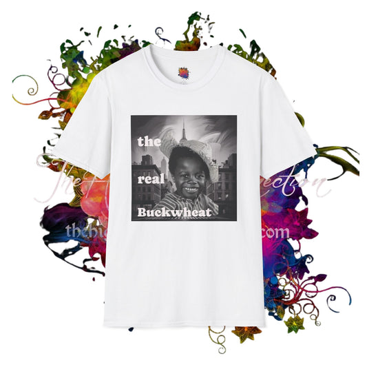 The Real Buckwheat Unisex Softstyle T-Shirt, Vintage Graphic Tee