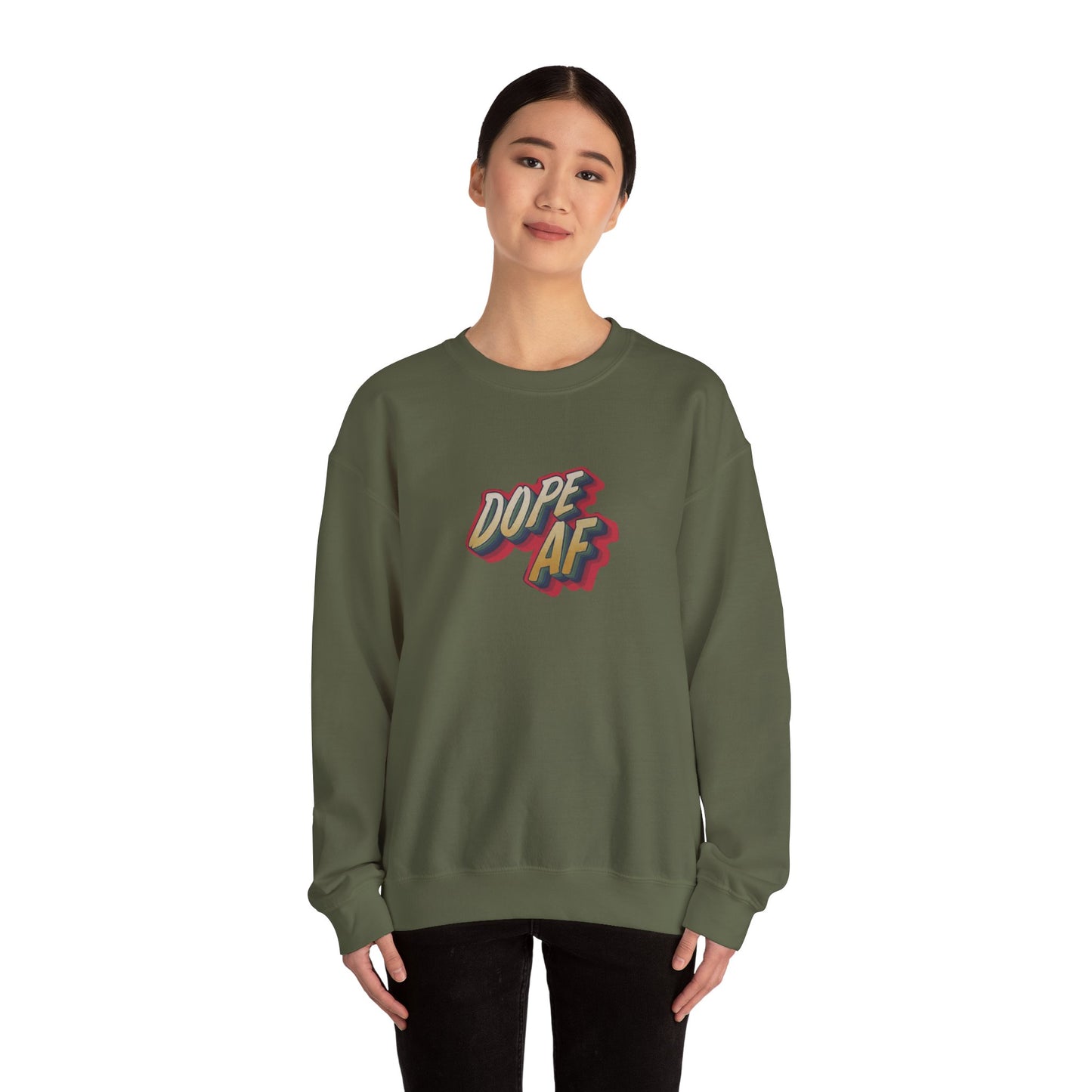 Dope AF Unisex Heavy Blend™ Crewneck Sweatshirt