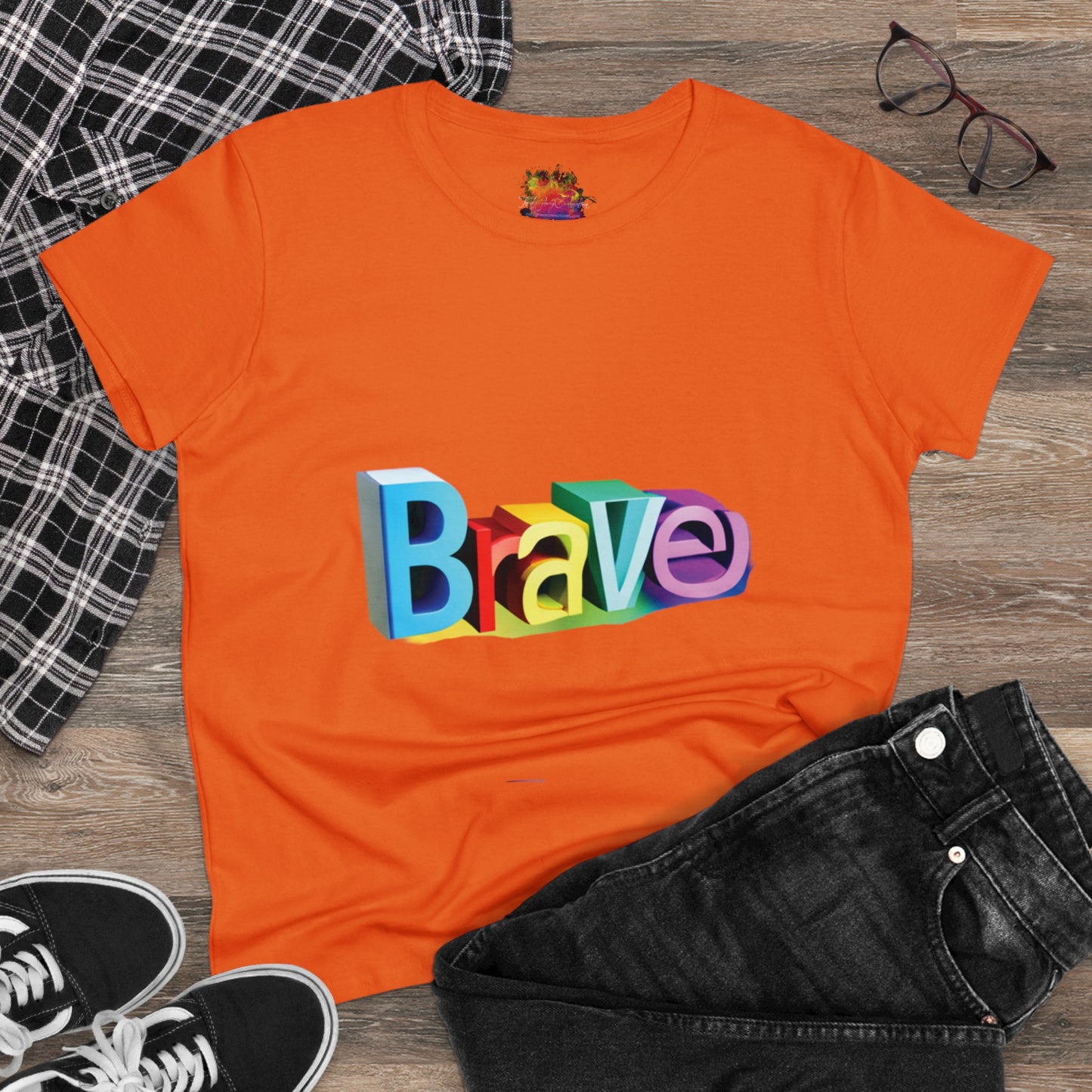 BRAVE Women's Midweight Cotton Tee