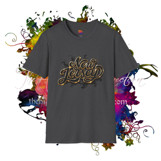 New Jersey Retro Drip & Script T-Shirt