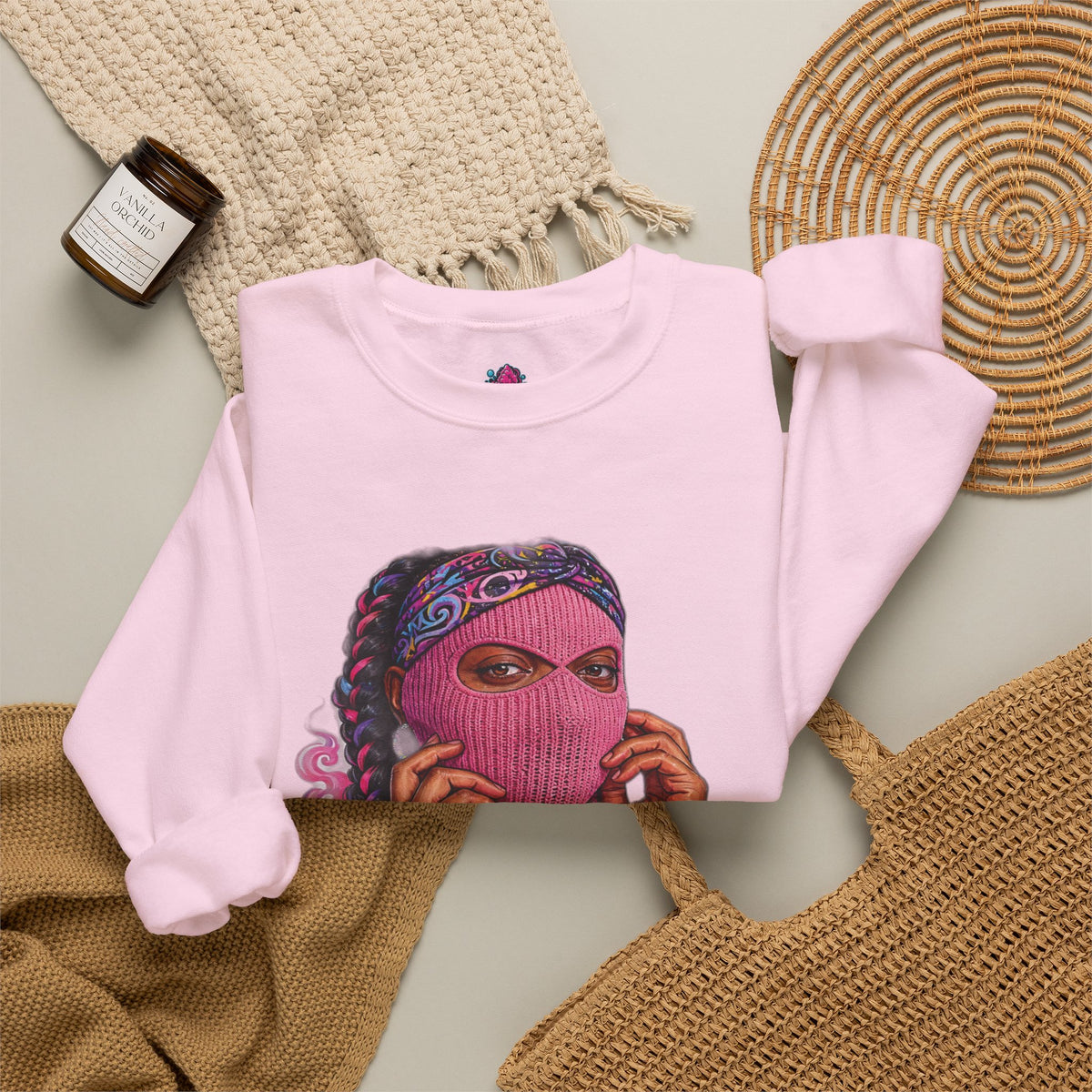 The MaskUp / Ms.D JerseyDaze Crewneck Sweatshirt