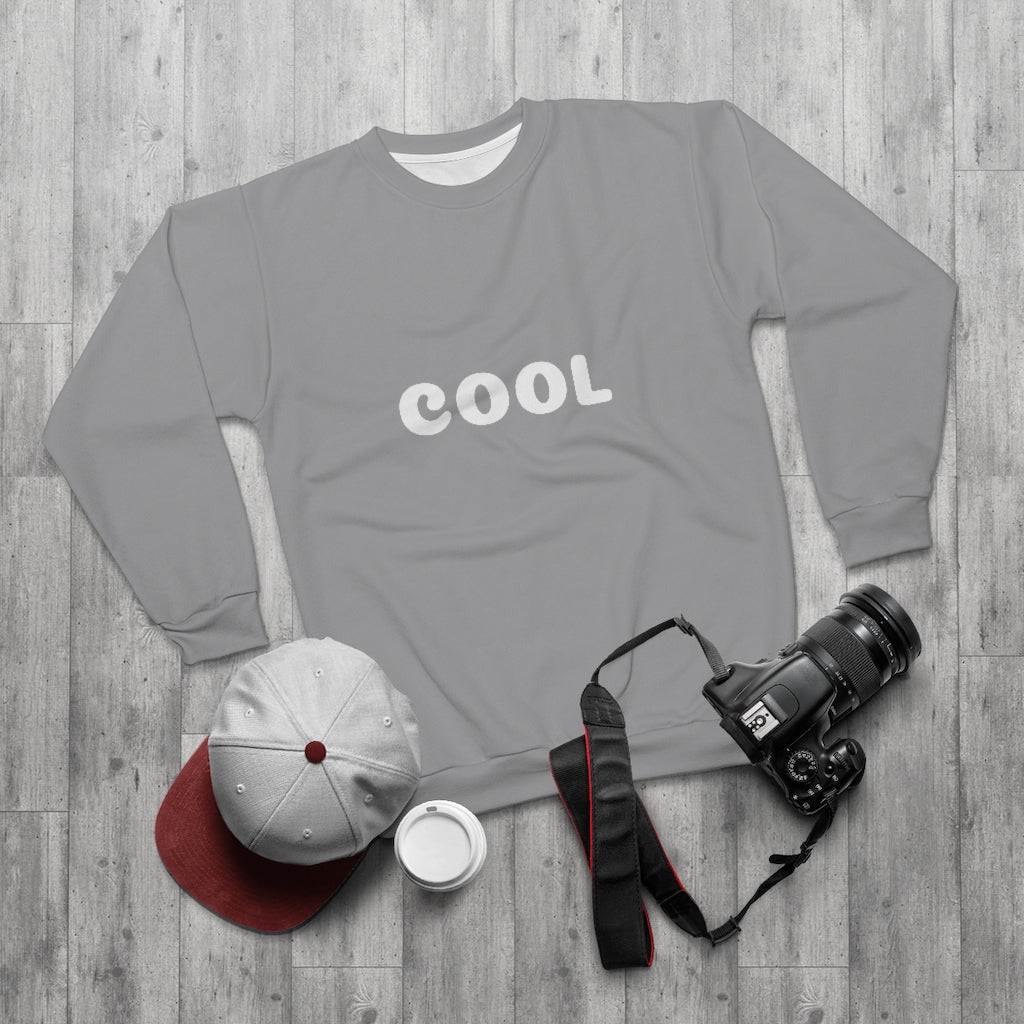 COOL .. (GRAY) .. AOP Unisex Sweatshirt
