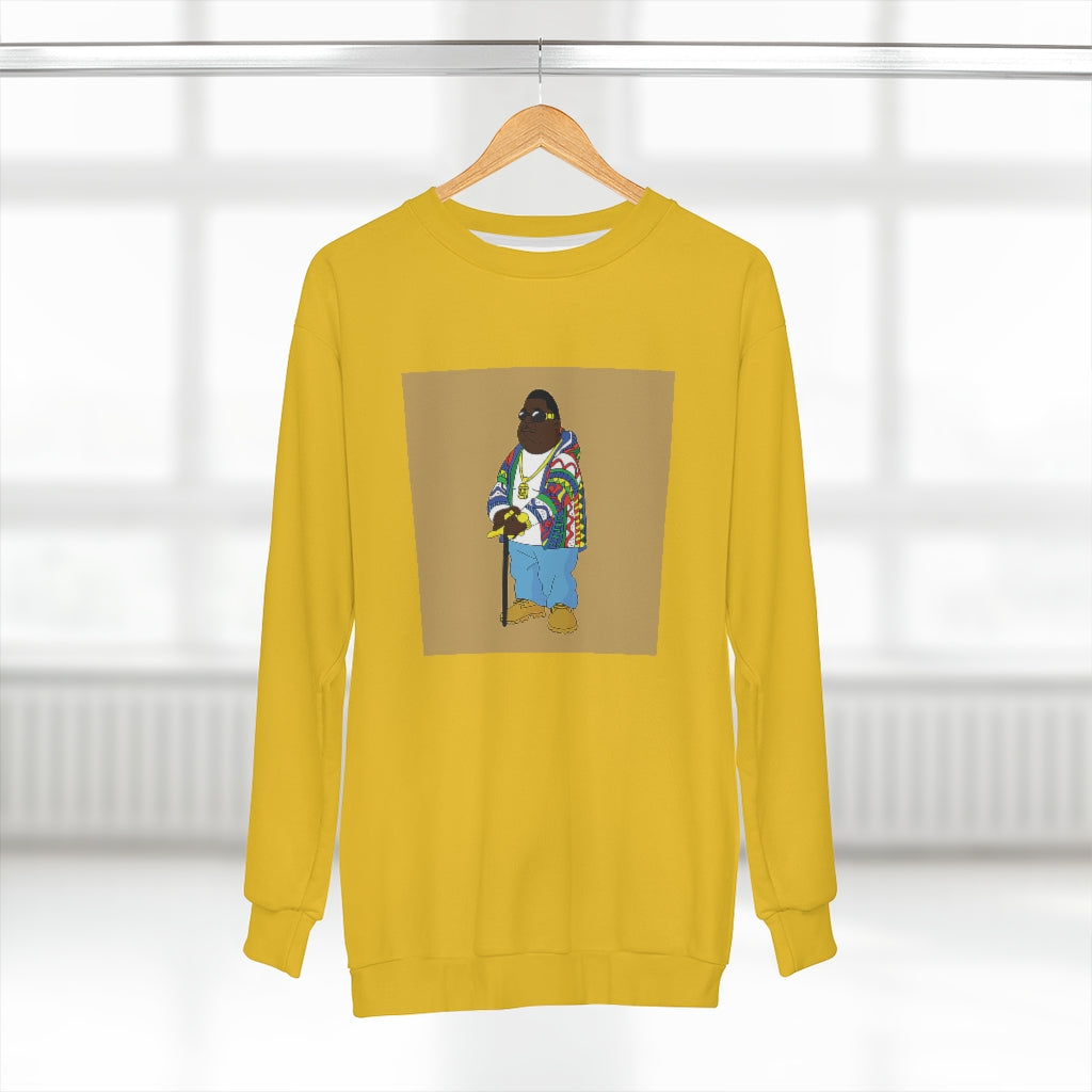 THROWBACK BIG (GOLD) COO AOP Unisex Sweatshirt
