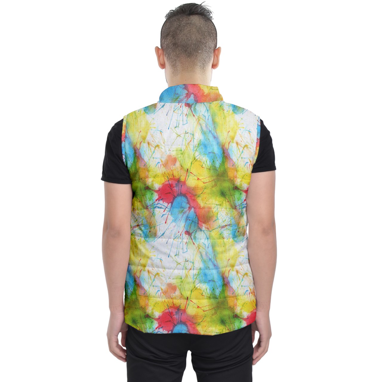 COLOR FLOW Men's Puffer Vest