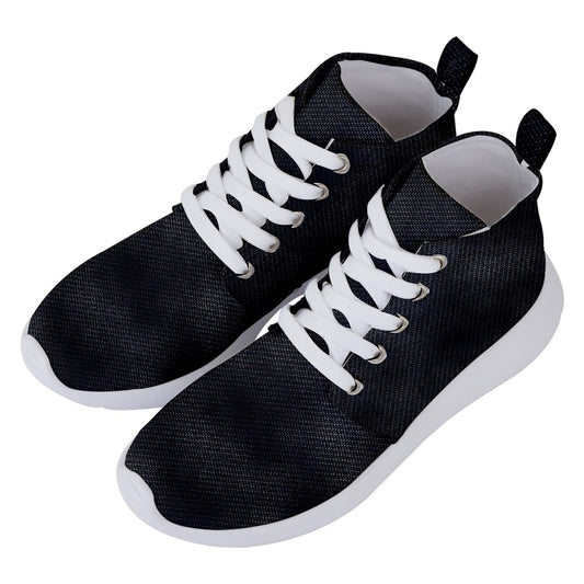 THCNJ BLACK DENIM Women's Lightweight High Top KICKS