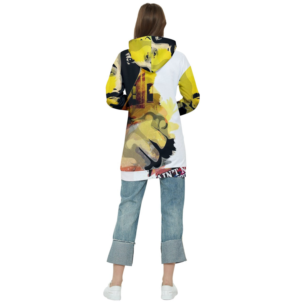 KANE IN COLOR Women's Long Oversized Pullover Hoodie