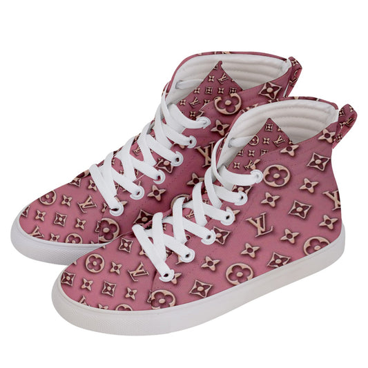 PINK HEAT Men's Hi-Top Skate KICKS