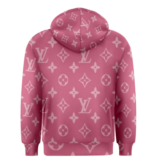 PINK HEAT Men's Zipper Hoodie