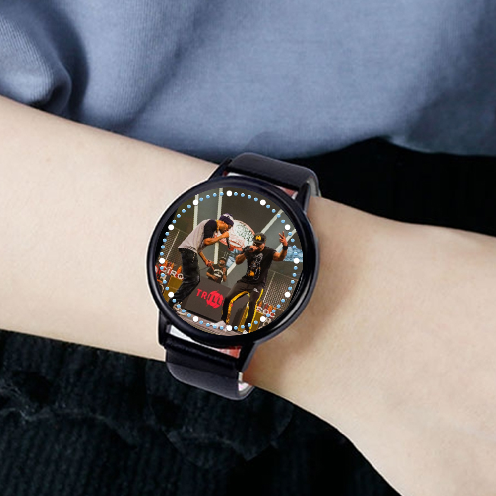 FUNK & MEF (EPIC JERSEY VERZUS STATEN) Black LED Touch Screen Watch