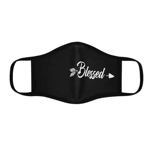 BLESSED.. Fitted Polyester Face Mask
