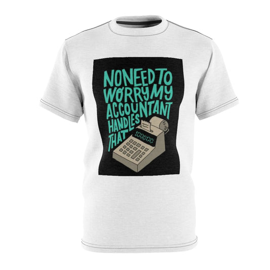 NO NEED TO WORRY .. (WHITE) .. All Over Tee