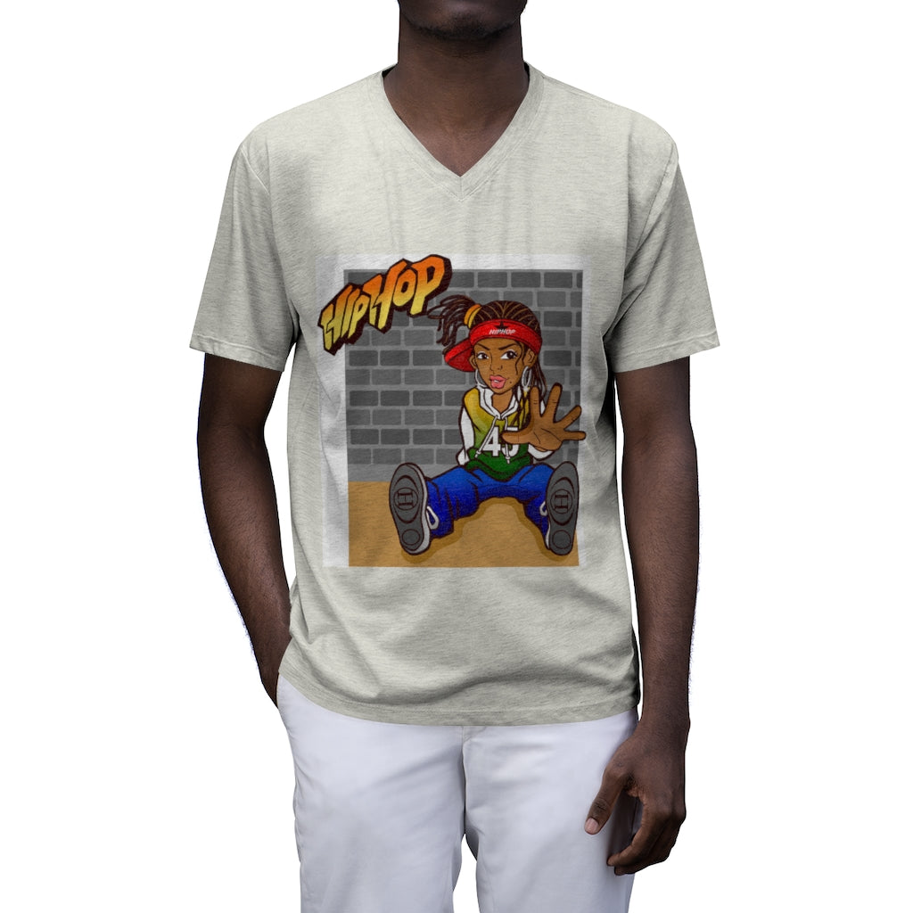 Miss HipHop Battle Men's V-Neck T-Shirt