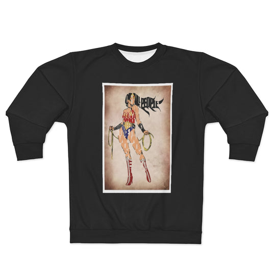 SAVE THE PEOPLE (BLACK) .. AOP Unisex Sweatshirt