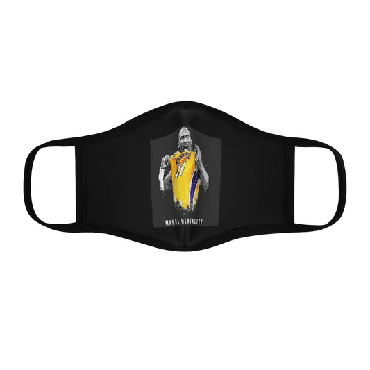 MENTALITY OF MAMBA Fitted Polyester Face Mask