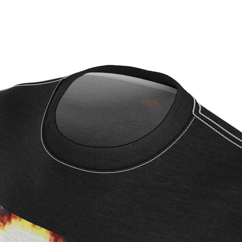 Drips and Color (BLACK seams) All Over Tee