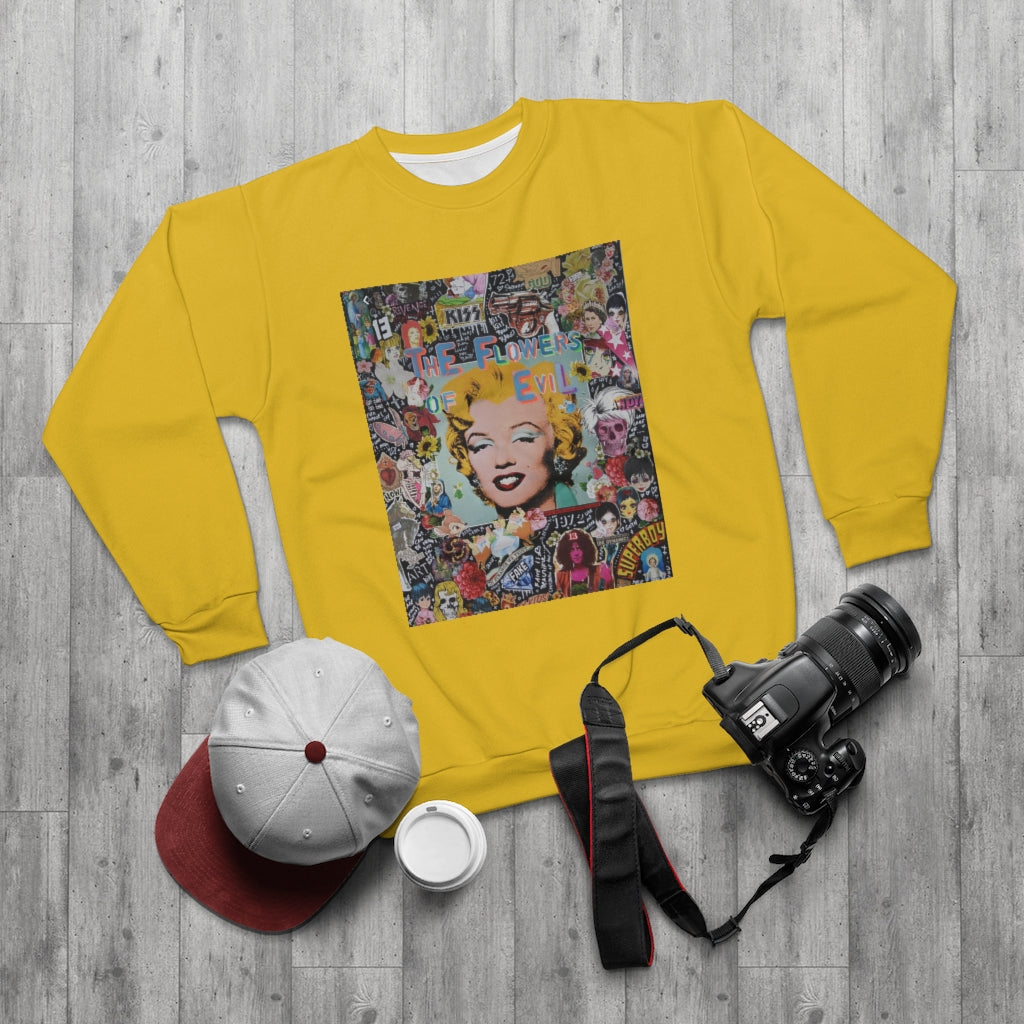 GOLDEN AGE THROWBACK (GOLD) .. AOP Unisex Sweatshirt