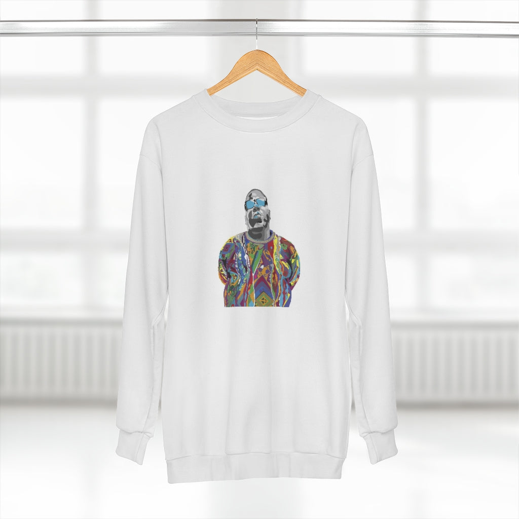 BIG COLOR (WHITE) AOP Unisex Sweatshirt
