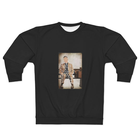 A BOX OF CHOCOLATES F.G. (BLACK) .. AOP Unisex Sweatshirt