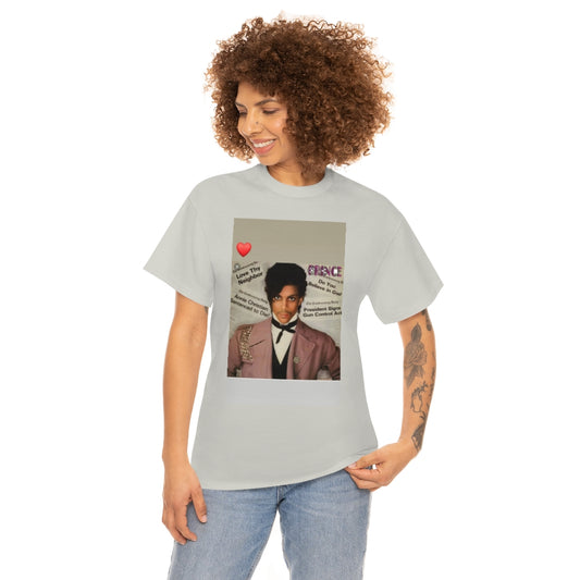 Purple Love Just Him Unisex Heavy Cotton Tee