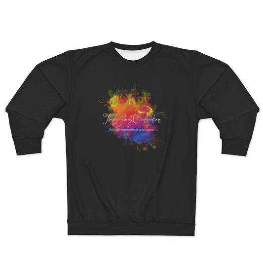 THEHIGHWAYCONNECTION BRAND LOGO. (BLACK) .. AOP Unisex Sweatshirt