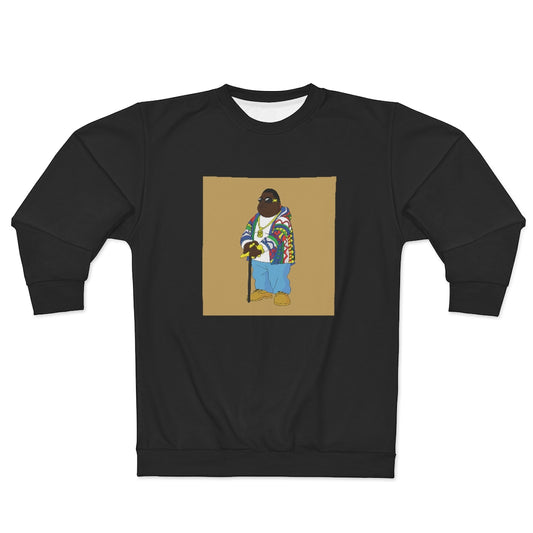 THROWBACK BIG (BLACK) COO AOP Unisex Sweatshirt