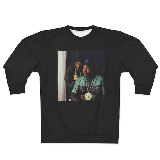 PAID IN FULL CLASSIC ERIC AND RAK . (BLACK) .. AOP Unisex Sweatshirt
