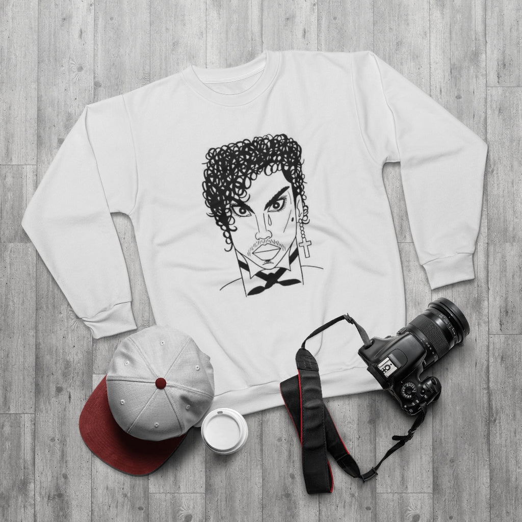 MR. ROGERS (WHITE) .. AOP Unisex Sweatshirt