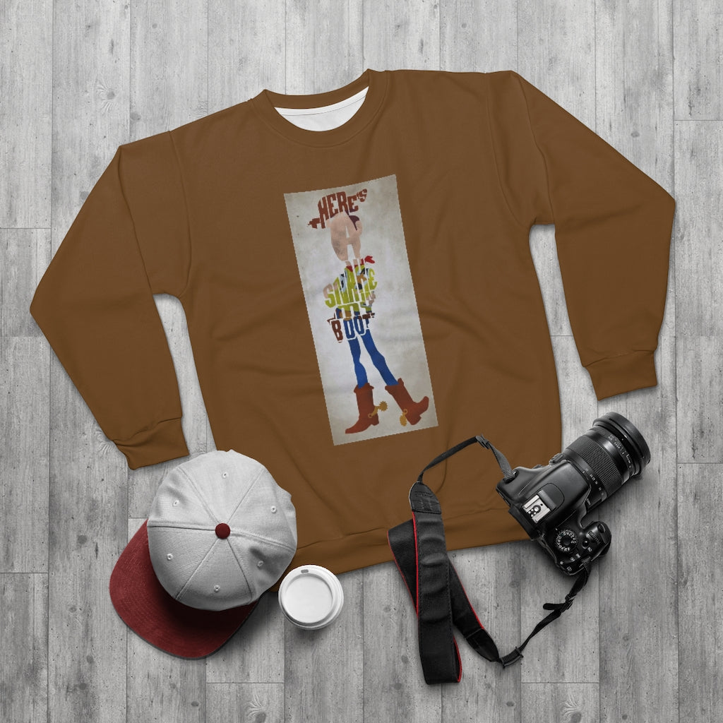 MY BOY WOOD (BROWN) .. AOP Unisex Sweatshirt