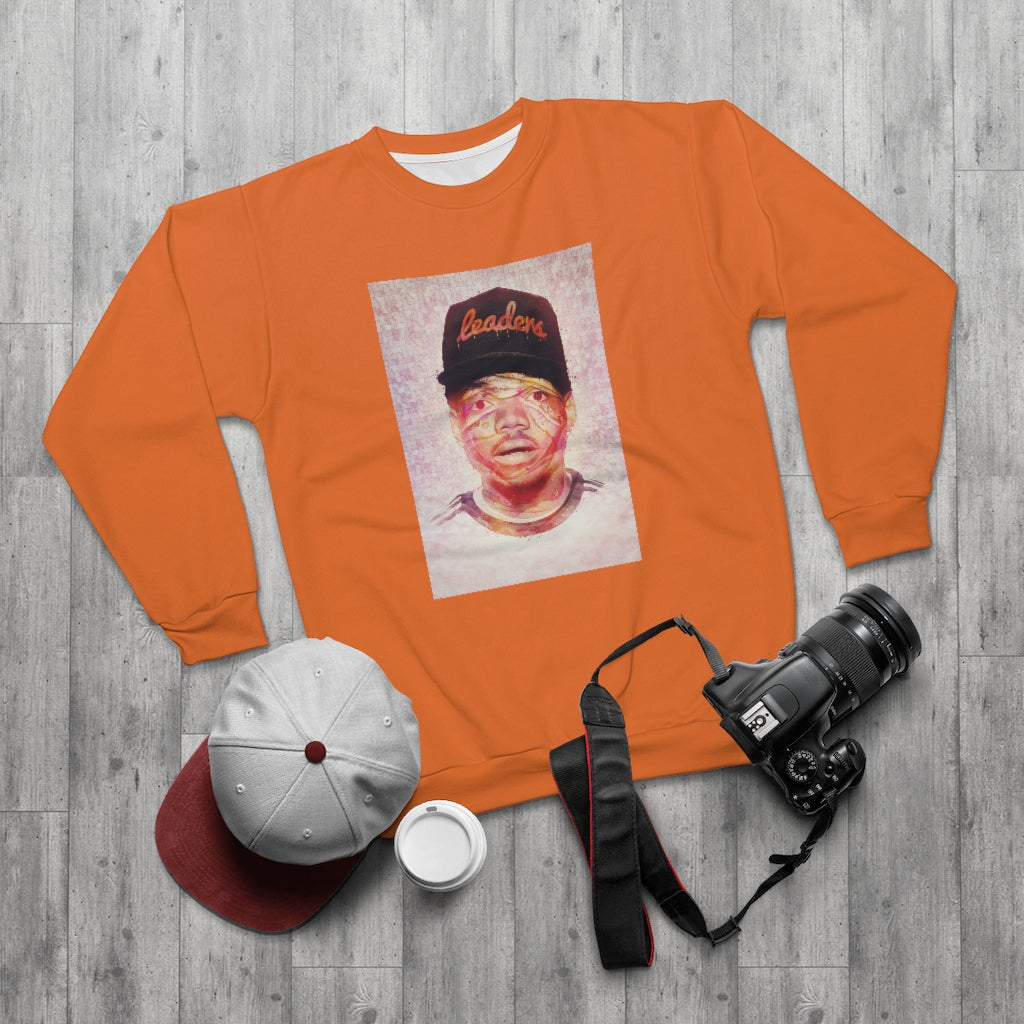 ONE CHANCE.. (ORANGE) .. AOP Unisex Sweatshirt