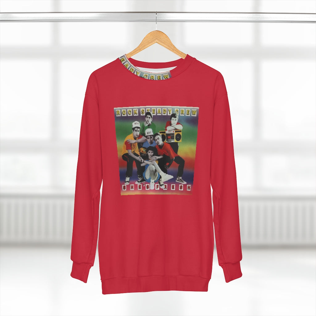 ROCK STEADY RED CLASSIC .. AOP Unisex Sweatshirt