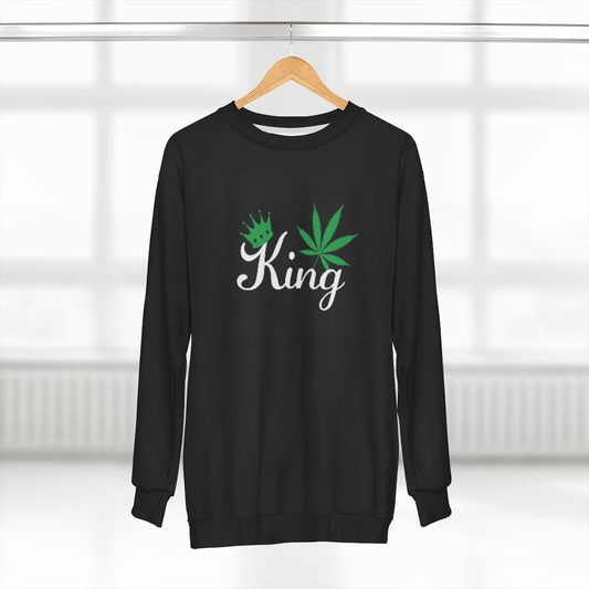 BUZZ KING (BLACK) AOP Unisex Sweatshirt