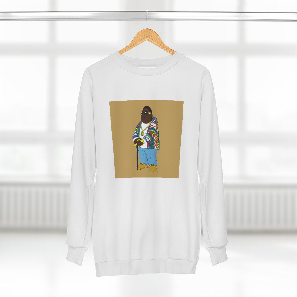 THROWBACK BIG (WHITE) COO AOP Unisex Sweatshirt