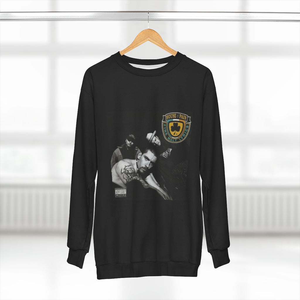 THE HOUSE OF P .. (Black) .. AOP Unisex Sweatshirt