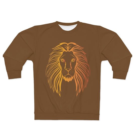 TRUE KING OF THE J'S (BROWN) .. AOP Unisex Sweatshirt