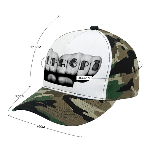 HIPHOP Camo Baseball Dad Hat