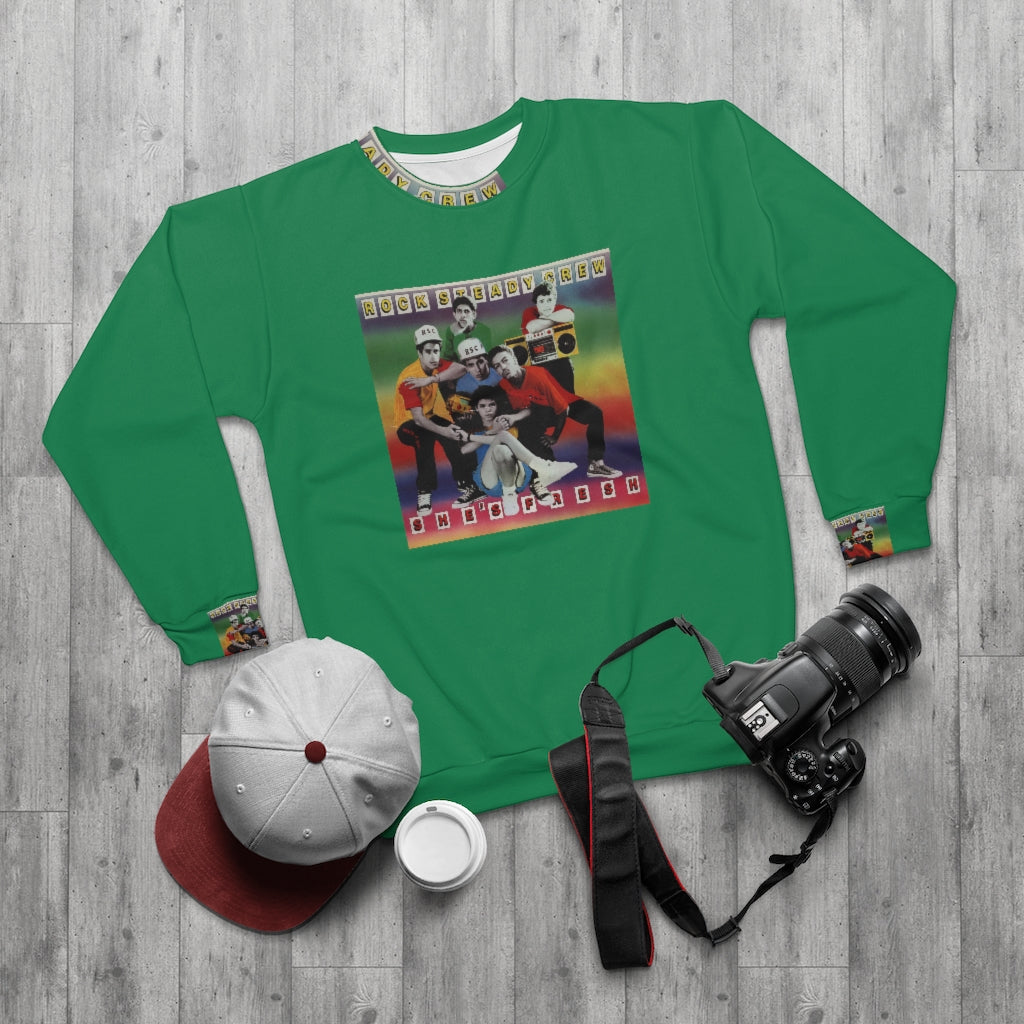 ROCK STEADY GREEN CLASSIC .. AOP Unisex Sweatshirt
