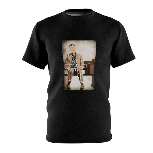 LIFE IS A BOX OF CHOCOLATES (BLACK) .. All Over Tee