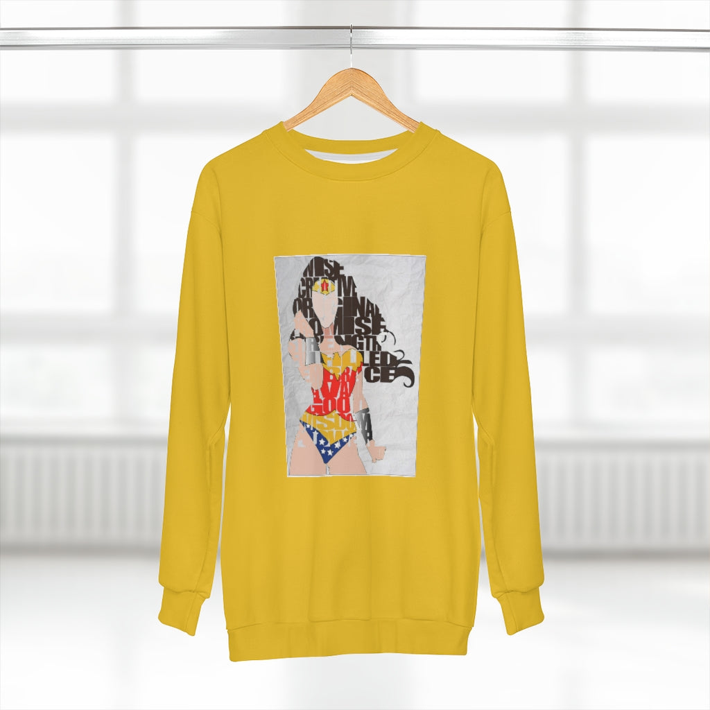 SHE'S A GOLD WONDER .. AOP Unisex Sweatshirt
