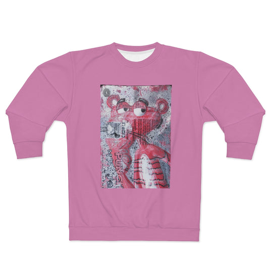 SOMETHIN' PANTHER LIKE (PINK) .. AOP Unisex Sweatshirt