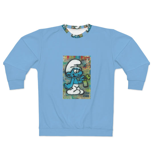 THROWBACK BLUE CARTOONS .. AOP Unisex Sweatshirt