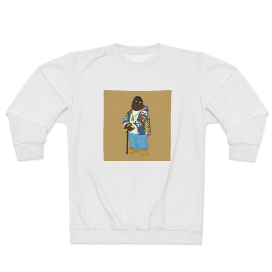 THROWBACK BIG (WHITE) COO AOP Unisex Sweatshirt