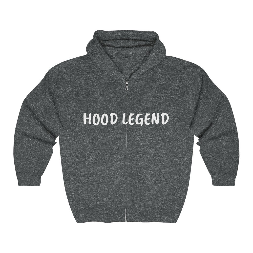 HOOD LEGEND. Unisex Heavy Blend™ Full Zip Hooded Sweatshirt