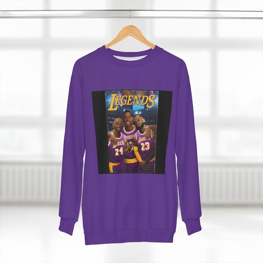 LEGENDS OF L.A (PURPLE) .. AOP Unisex Sweatshirt