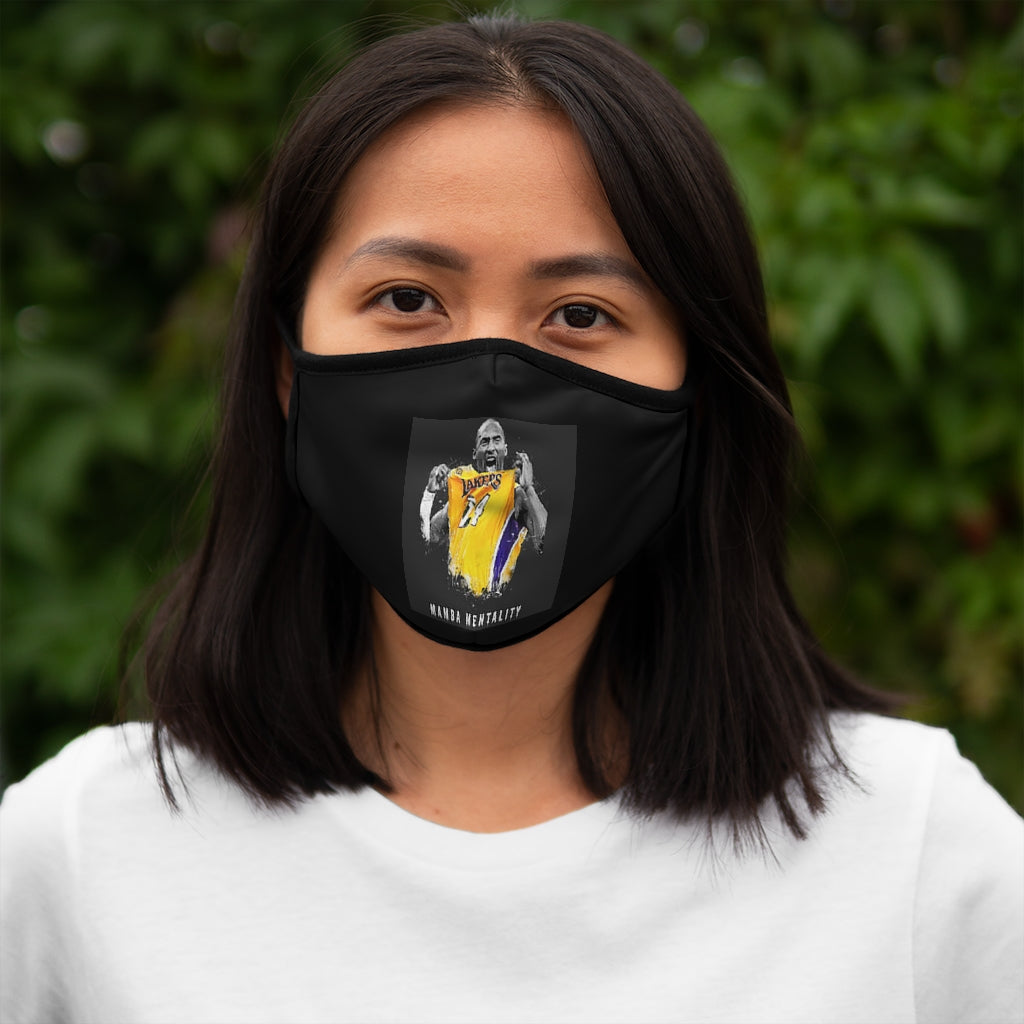 MENTALITY OF MAMBA Fitted Polyester Face Mask