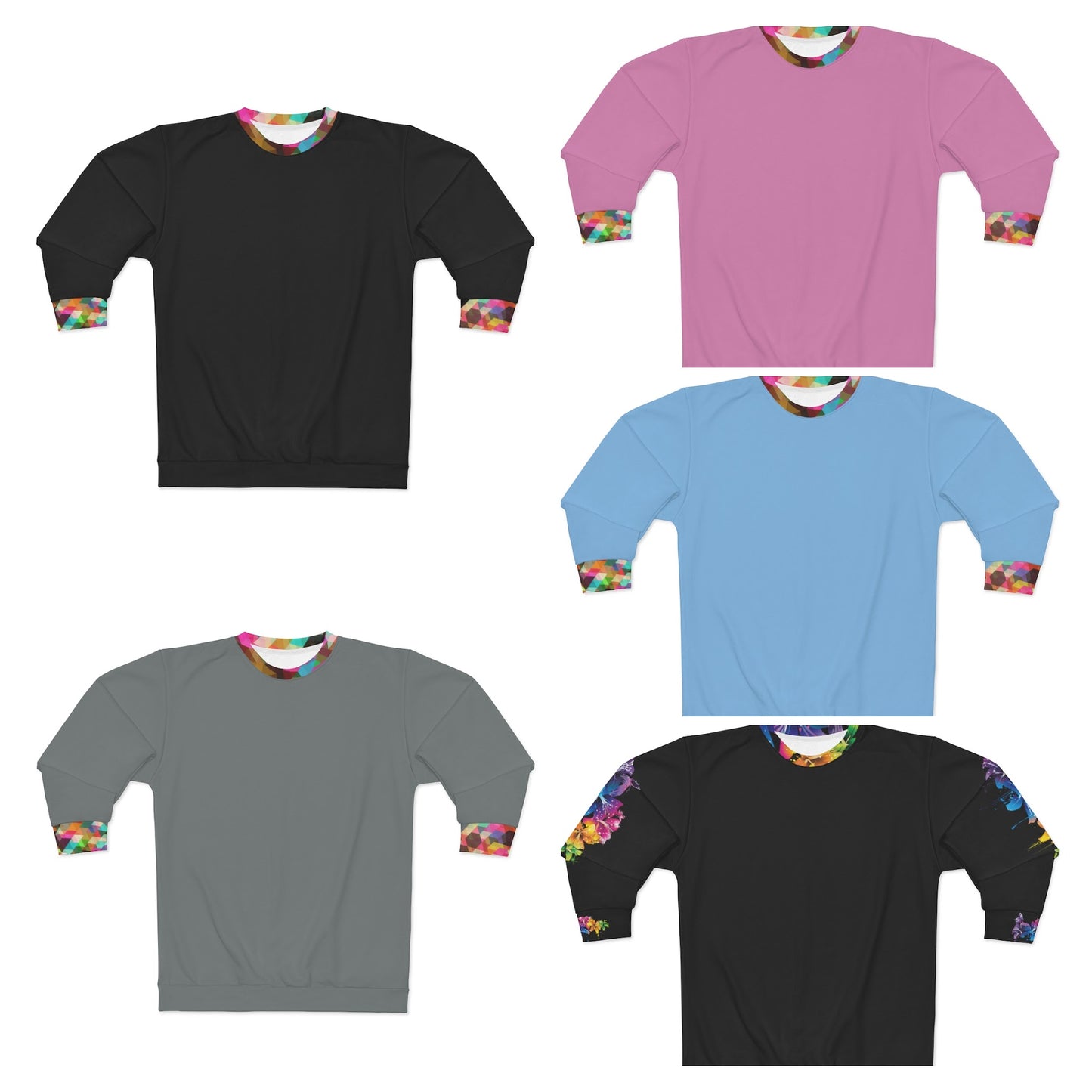 jUST pOPPIN' (GRAY) .. AOP Unisex Sweatshirt