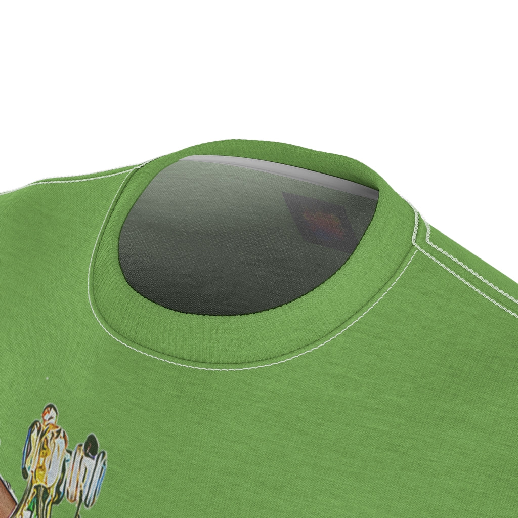 WHO IS THIS KING? DESIGNER ( LIME ) .. All Over Tee