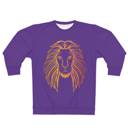 TRUE KING OF THE J'S (PURPLE) .. AOP Unisex Sweatshirt