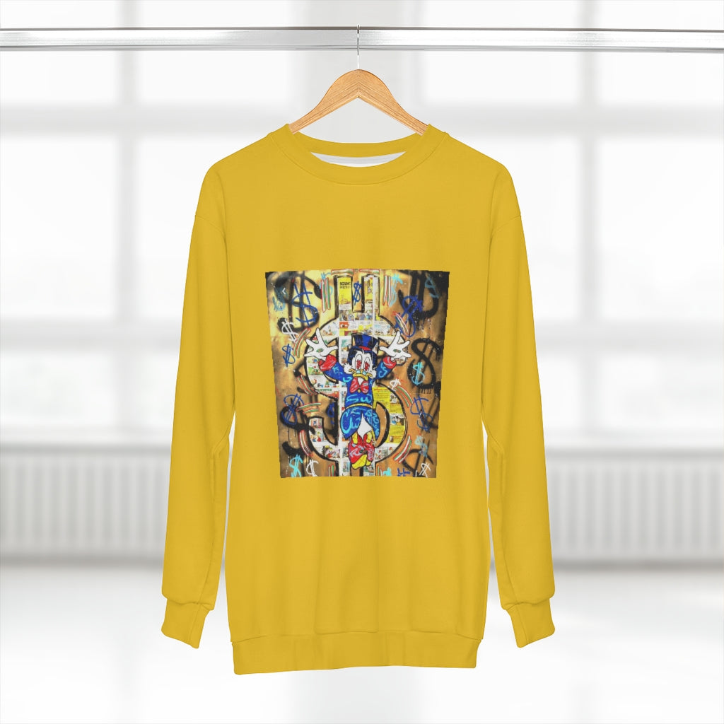 DUCK AND HIS DOE (GOLD) .. AOP Unisex Sweatshirt