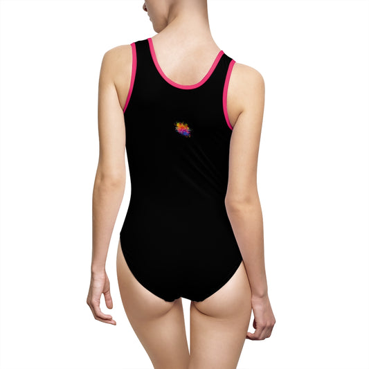 KING RASTA BLACK.. Women's Classic One-Piece Swimsuit