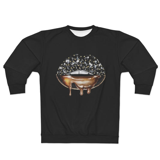 GOLD N HOT LIPS AOP Unisex Sweatshirt